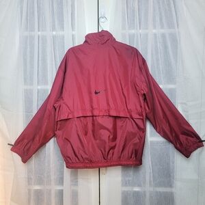 Vintage Nike Reversible Windbreaker Full Zip Jacket Men Sz M 90s Swoosh Logo